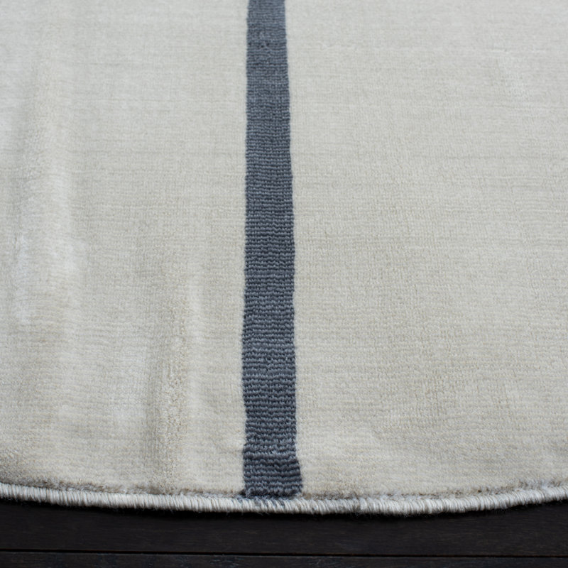 Bnyt 300 Performance Striped Rug, Round 6'7"