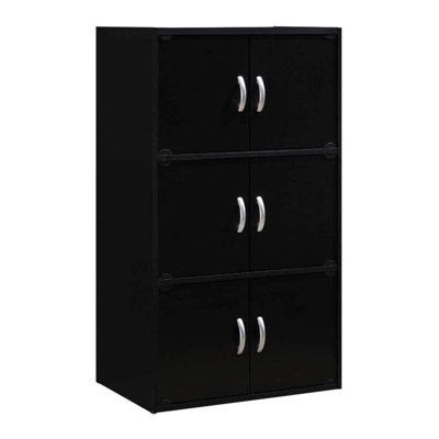 3 - Shelf Storage Cabinet by Hodedah Import