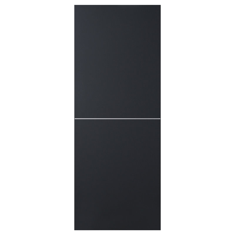 Porte intérieure moderne laminée blanc doux Glam G-Pro 007 seulement 30 po x 96 po, 30 po x 96 po, Blanc doux