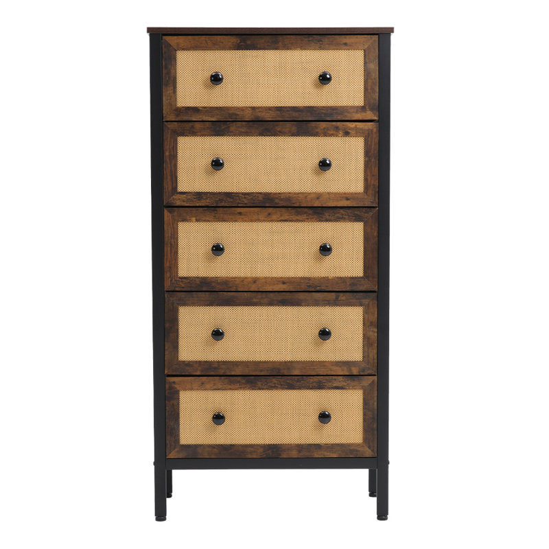 Annejet 62cm W 5 - Drawer Chest of Drawers