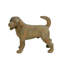 Odessa DOG Standing 34cm Blue Iron Effect-91925179