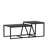 Modern Anthracite Coffee Table with Numerous Shelves, 29.5 x 15.0 x 19.7 Inches | 100% Melamine Coated Particle Board, Thickness: 0.7 Inches | Wall-Mountable, Stylish Industrial Design for Living Room & Office-386376770