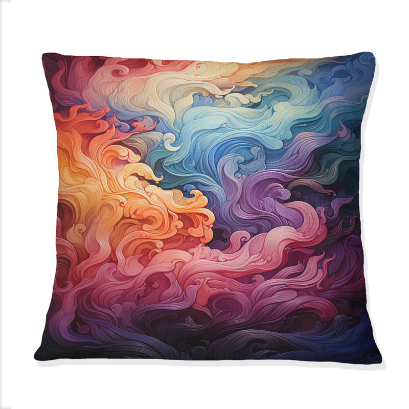 Coussin décoratif Opt Art Chromatique Delirium II - Op Art
