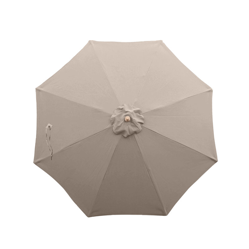 Auvent de remplacement pour parasol rond 9 '9 baleines taupe, Taupe