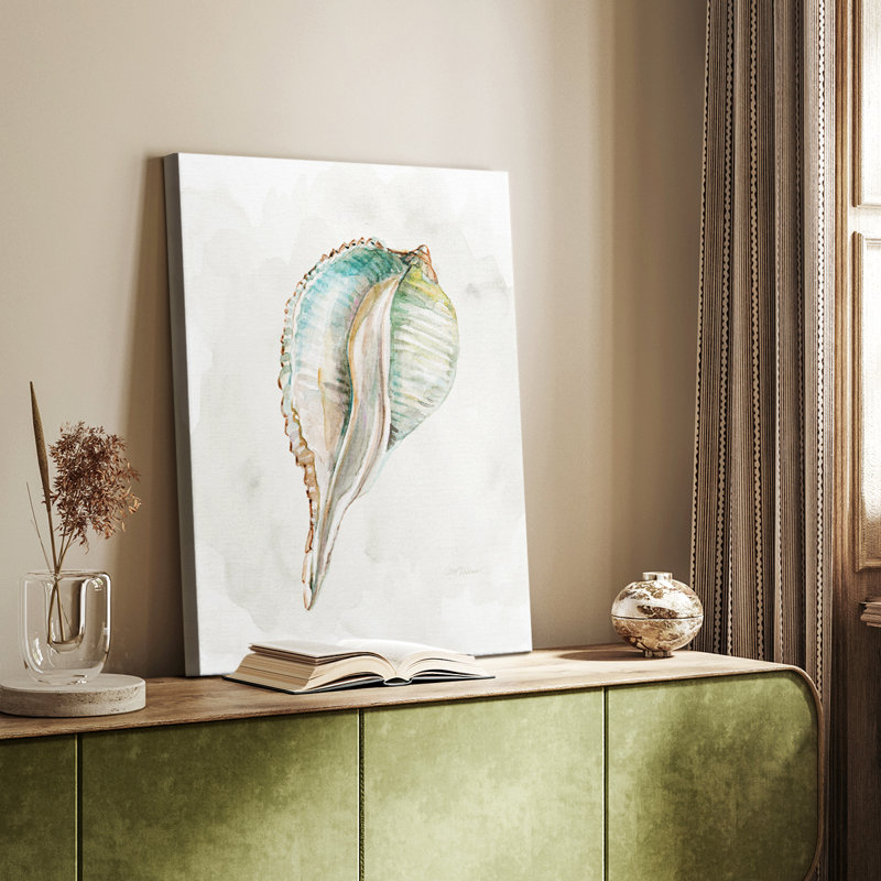 Pastel Shell I -Custom Wrapped Gallery Cavas, 60" H x 40" W