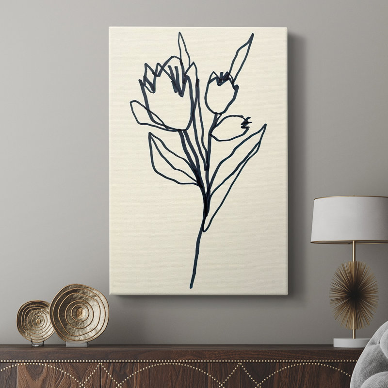 Marqueur floral II - galerie Cavas sur mesure, H 18 po x l 12 po