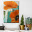 « painted pétales xxxiii », impression sur toile tendue-28141305