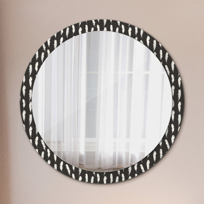 Huldar Glass Flat Wall Mirror