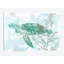 «Watercolor Sea Turtle II», reproduction d'impression sur toile-29435534-73437805-73437806