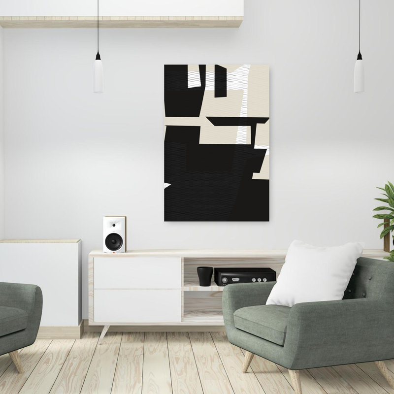 Art contemporain contemporain abstrait, H 36 po x l 24 po