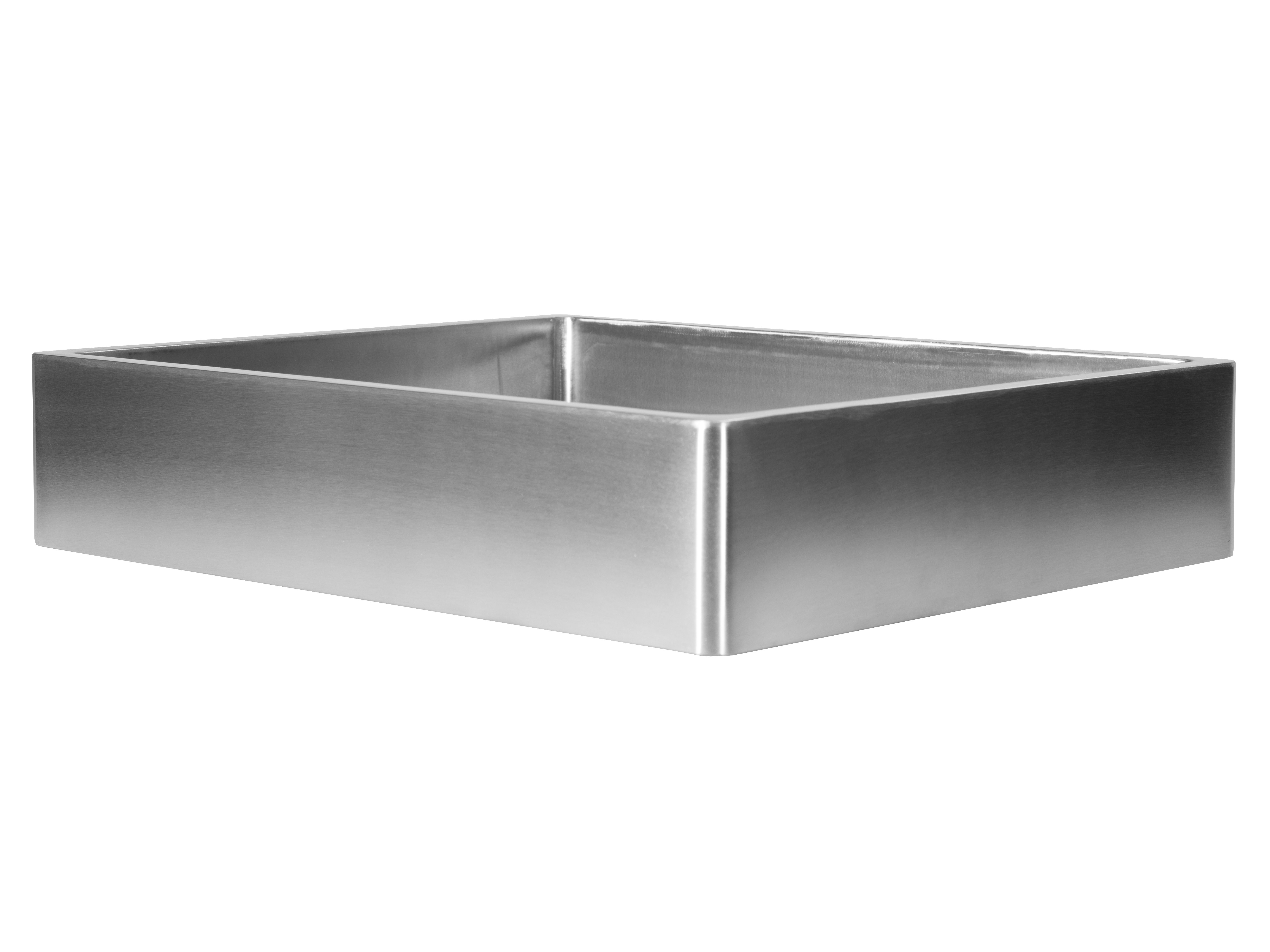 Eden Bath Stainless Steel Rectangular Vessel Bathroom Sink | Wayfair
