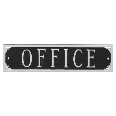 Office Statement Garden Plaque