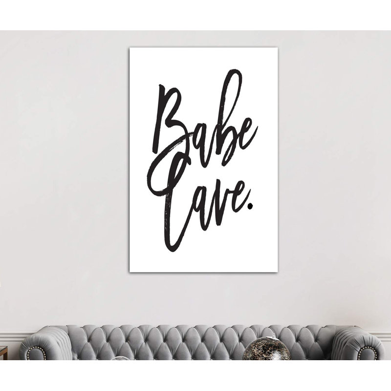 Babe Cave II - Wrapped Canvas Print, 152.5 cm H x 101.5 cm W