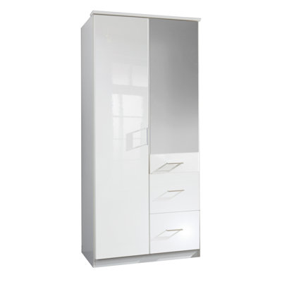 2 Door Manufactured Wood Wardrobe
