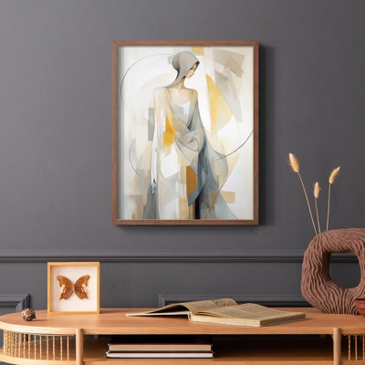 WOMEN Series CXLII  -Premium Framed Print -Ready to Hang - No Nails Required