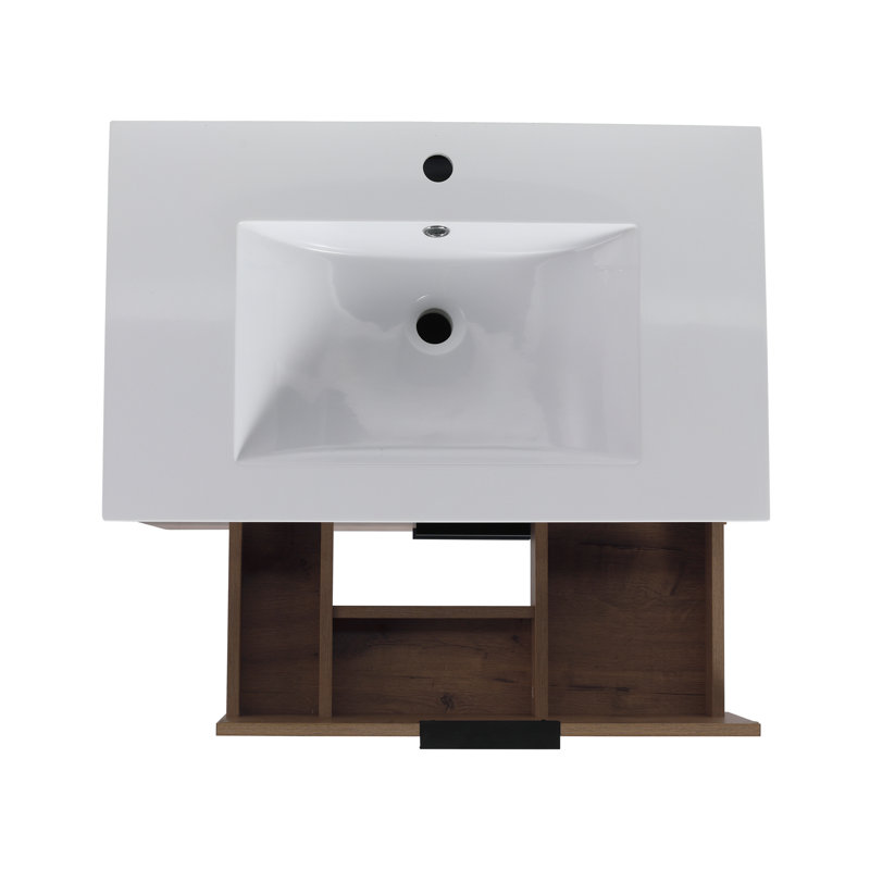 Meuble-lavabo de 30 po avec comptoir (G-CVB01430LIMO-GRB3020MOWH)