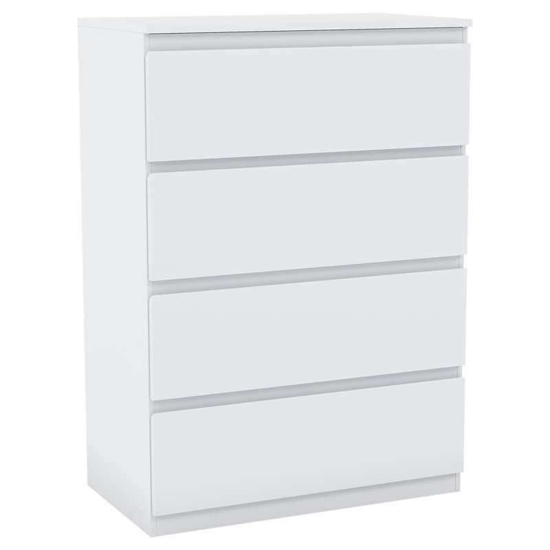 Cunha 4 Drawer 70Cm W Chest, White