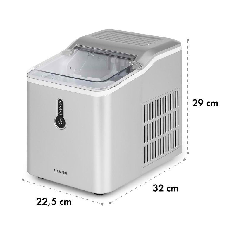 Klarstein Snow Cone Machine, Silver