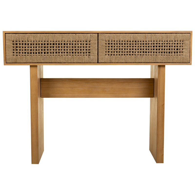 Aliecia 110cm Solid Wood Console Table