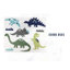 Ensemble de literie pour housse de couette Mod Dinosaur Blue and Green Queen par Sweet Jojo Designs