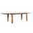 Traci 37 " Extendable Sheesham Rectangular Solid Wood Top with Solid Wood Base Dining Table
