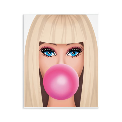 «Blonde Girl & Bubblegum» par Nataly White