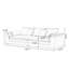 Canapé modulaire en coton et lin blanc-78325860-78325861