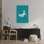 Art mural fantaisiste avec tulipe-1081431733