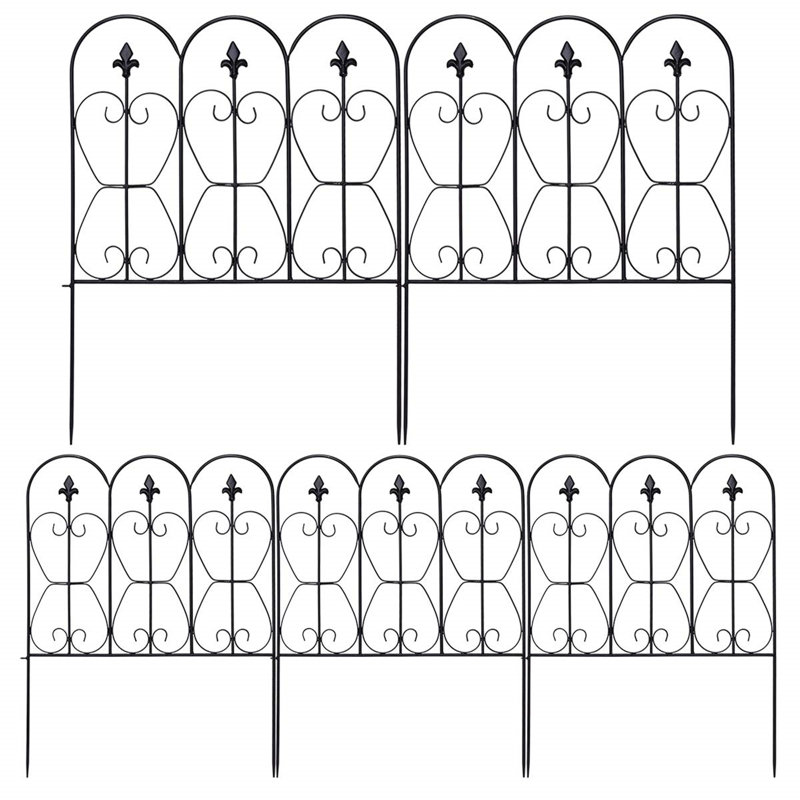 ELEP Black Metal Pet Barrier