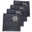 Serviette de Noël brodée flocon de neige 20 po-23683984