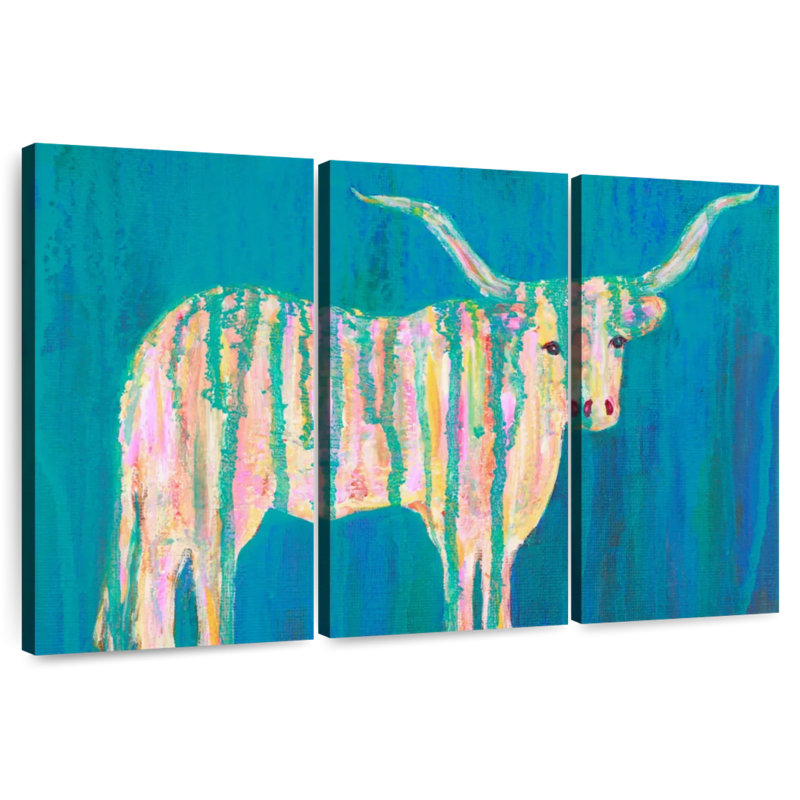 Brampt Texas Longhorns, 48" H x 74" W
