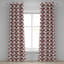 Rideau décoratif à 2 panneaux avec œillets 50 po Bay Isle Home ™ Flamingo-672937167