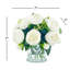 Silk Peony Arrangement in Vase