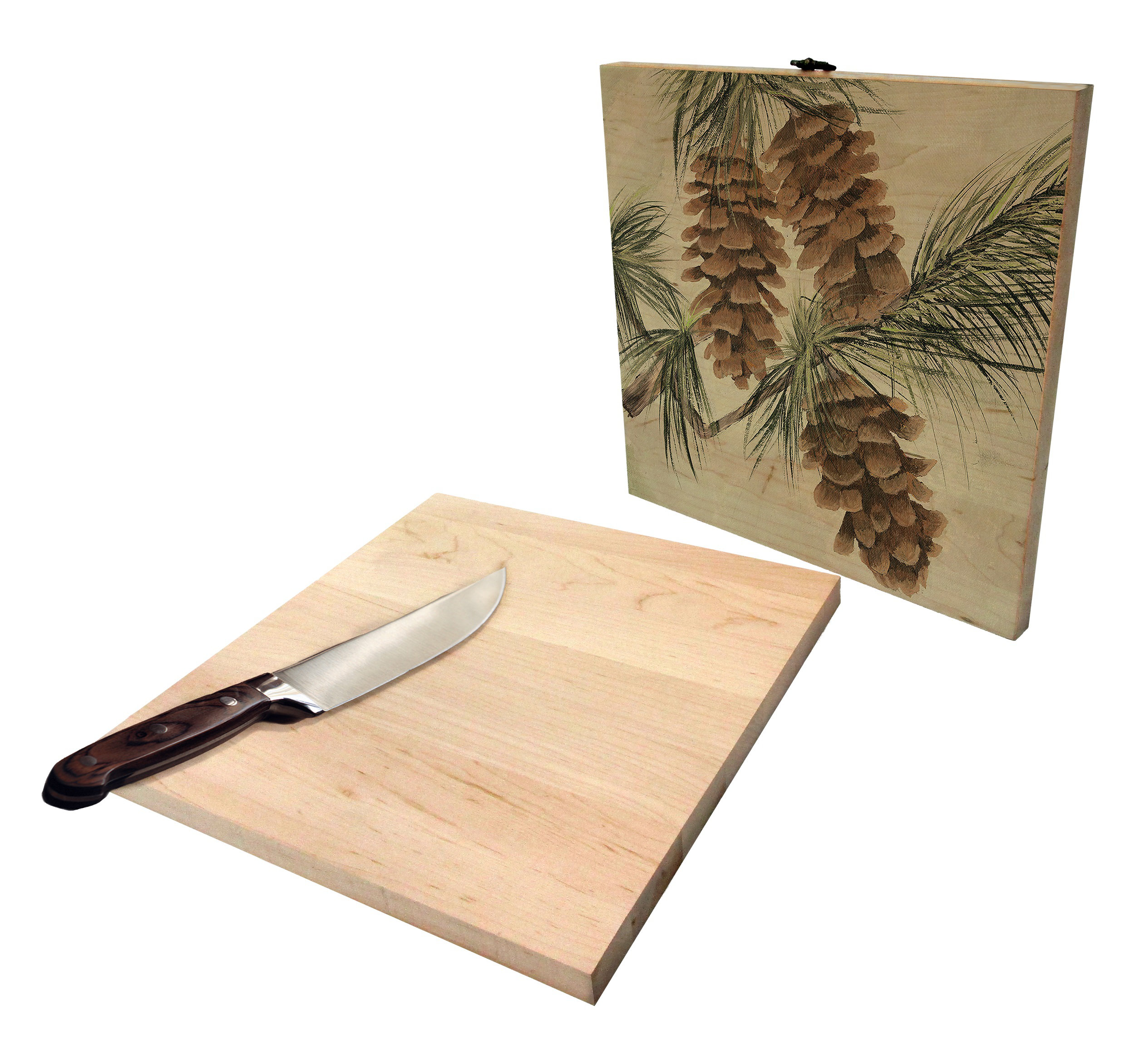 Maple and Wine Barrel Mini Cutting Board - Pinecone Home