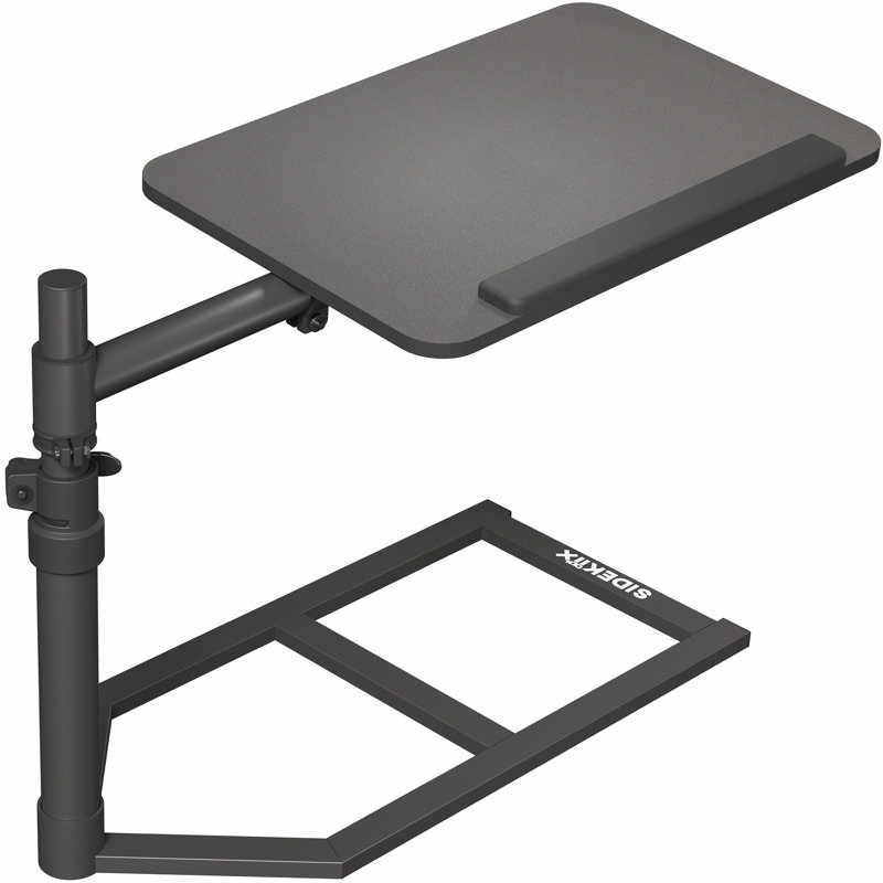 Overbed Table With Under Mattress Support, Adjustable Tray