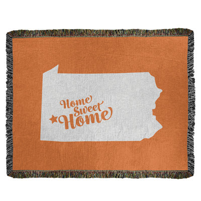 Jeté en coton tissé pittsburgh doux