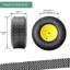 Pneus de gazon robustes pour tondeuses à gazon et tracteurs ， Ensemble de 2 avec roues ， 4PR Tubeless ， Format: 20 x 8,00-8
