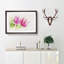 Pair of Pink Tulip Flowers - Picture Frame Painting Print-56851792-56851793