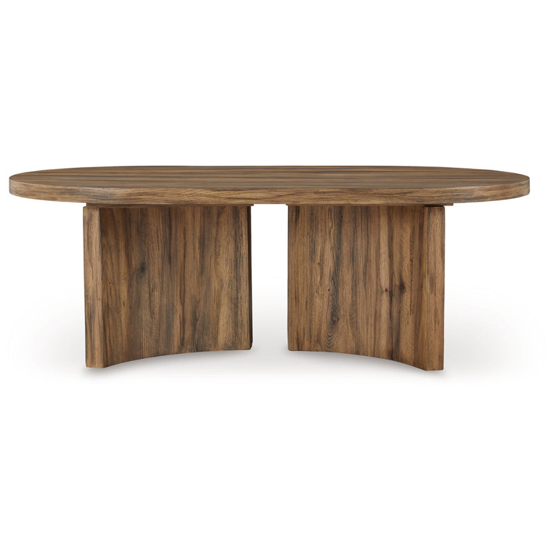 Solid Wood Top Coffee Table