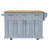 Storage Kitchen Island with Rubber Wood Drop Leaf,4 Doors-1990286645