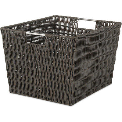 Panier de rangement espresso durable, organisateur polyvalent pour la maison, le bureau ou le placard