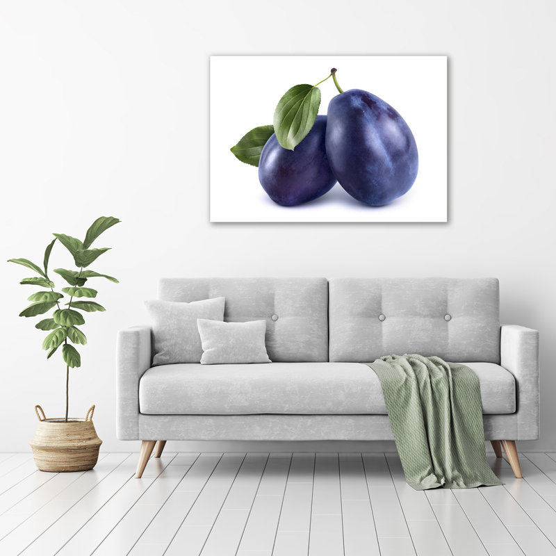 Plums - Wrapped Canvas Print