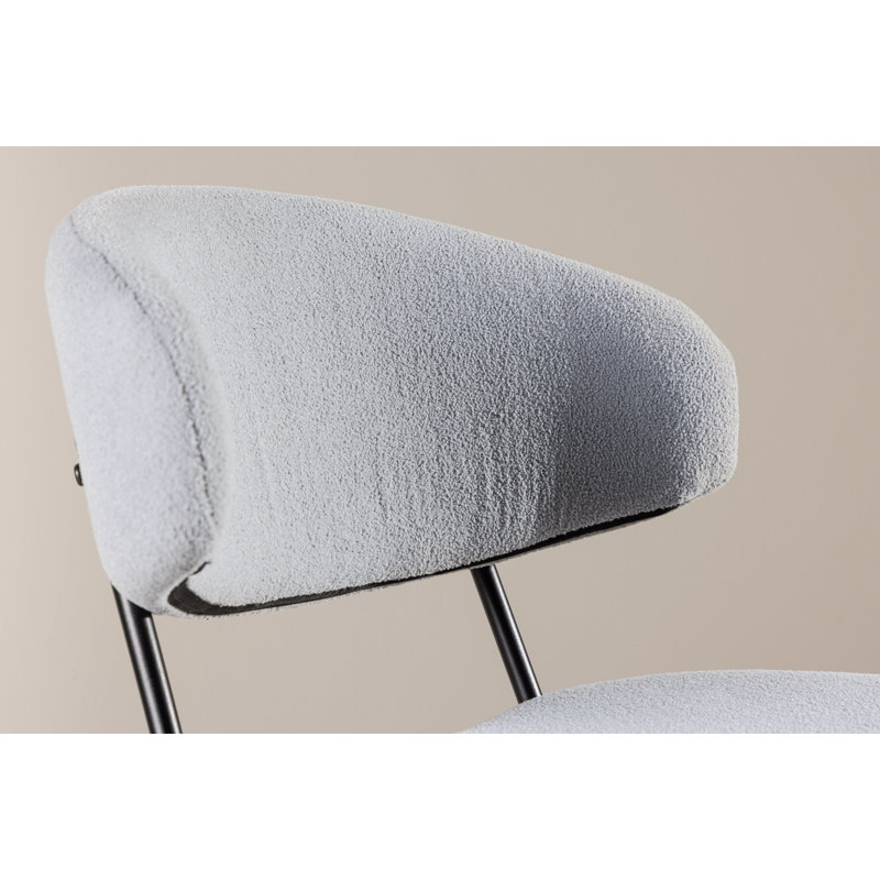 Fairdale 49cm H Polyester Upholstered Side Chair in Blue