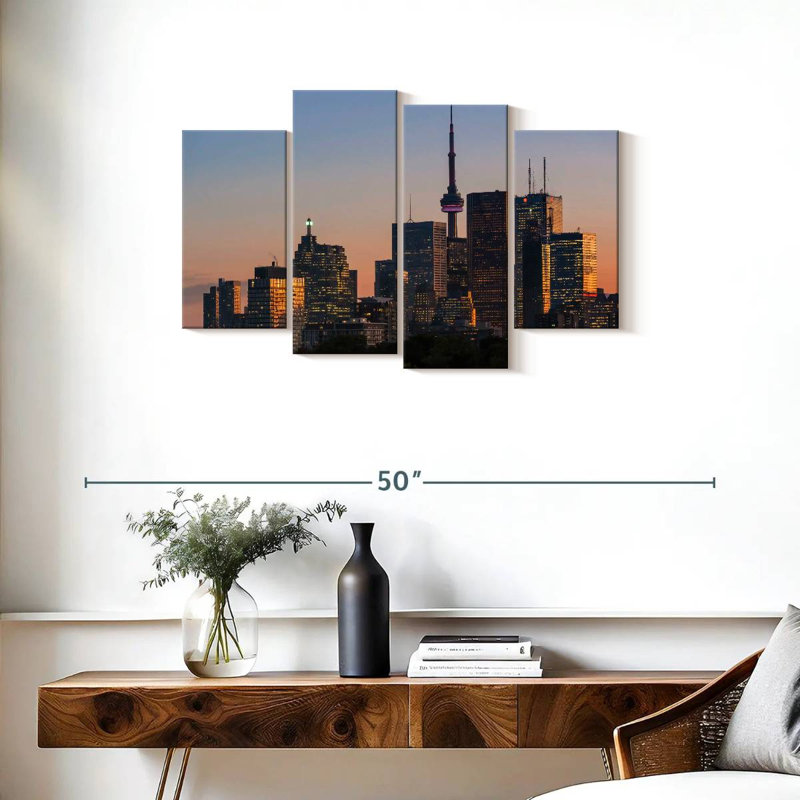 Toronto skyscrapers Sireci, H 22 po x l 36 po