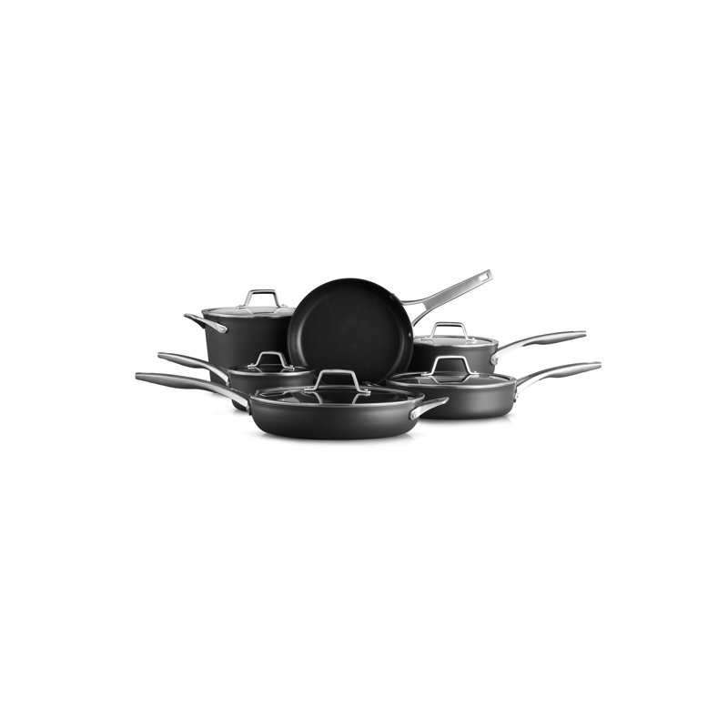 Calphalon 11 Piece Hard-Anodized Aluminum Non Stick Cookware Set