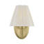 Applique murale 1 lumière Rosa en laiton noble par Breegan Jane-135435455