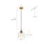 Luminaire suspendu 1 lumière Meya