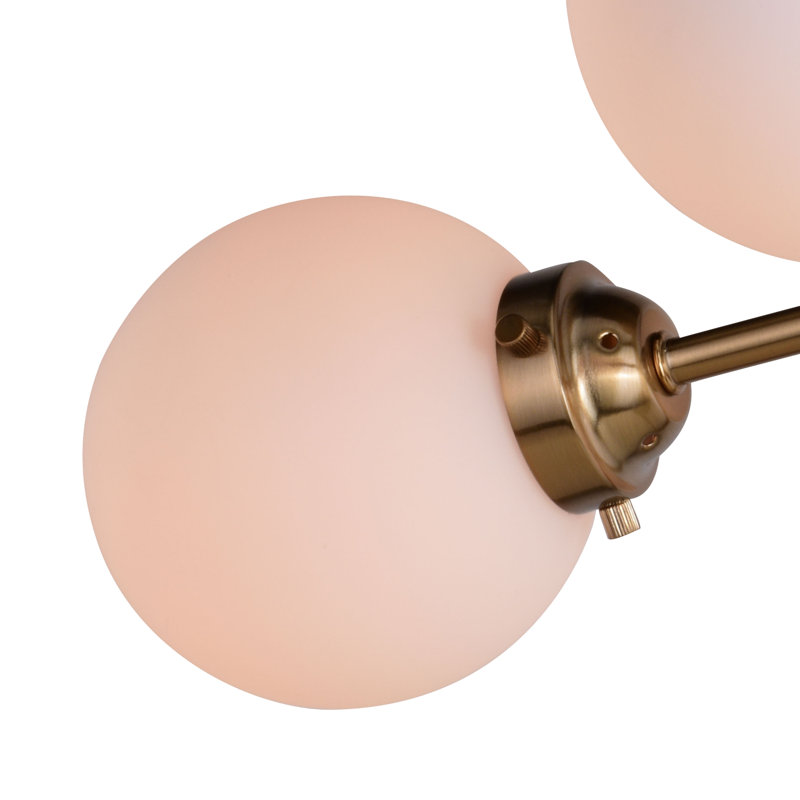 Coverton Glass Semi Flush Mount