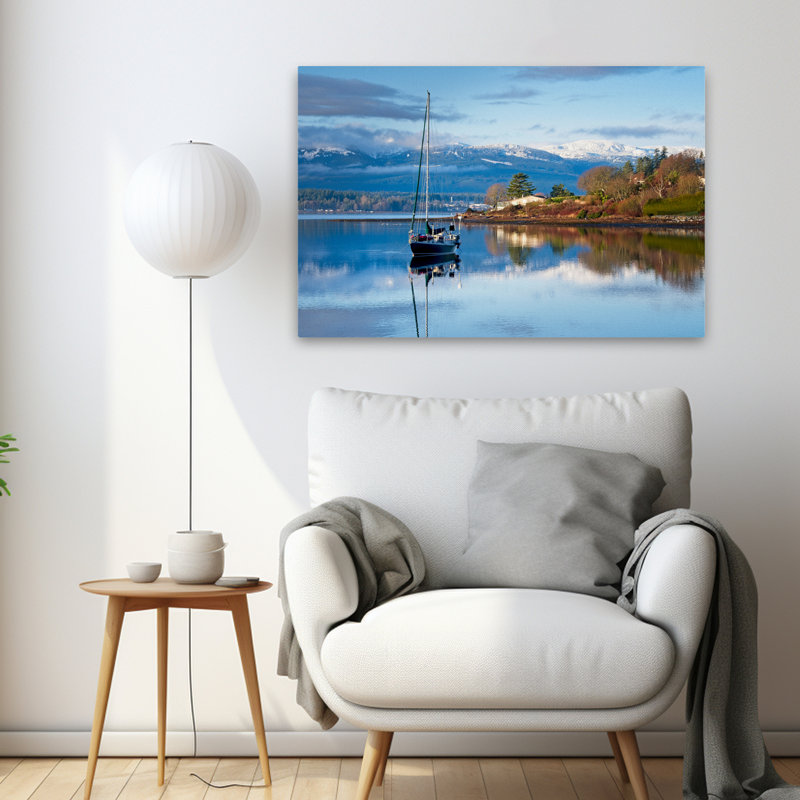 Stillness Boat, nouvelle sortie, art contemporain, art abstrait, H 36 po x l 24 po