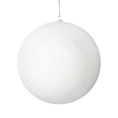 Ornement boule floquée